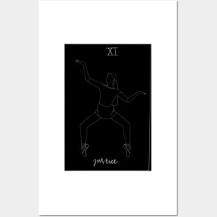 Justice Tarot Card Posters and Art